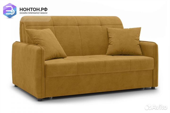 Диван аккордеон Хилтон горчичный