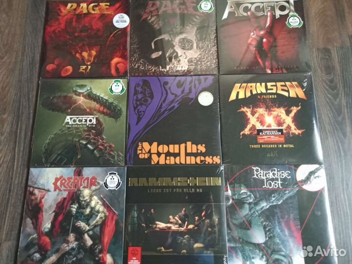 Lp, Rage / Accept, Sealed