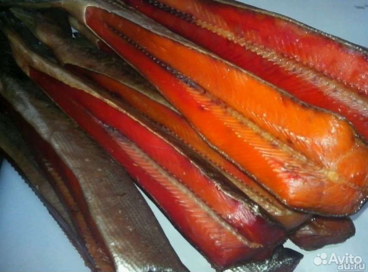 Вяленано - копченая рыба: Кета Нерка