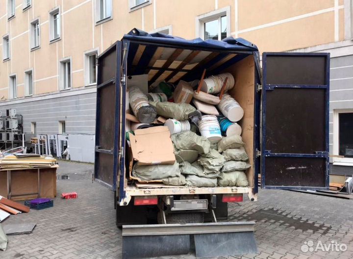 Вывоз мусора на газелях