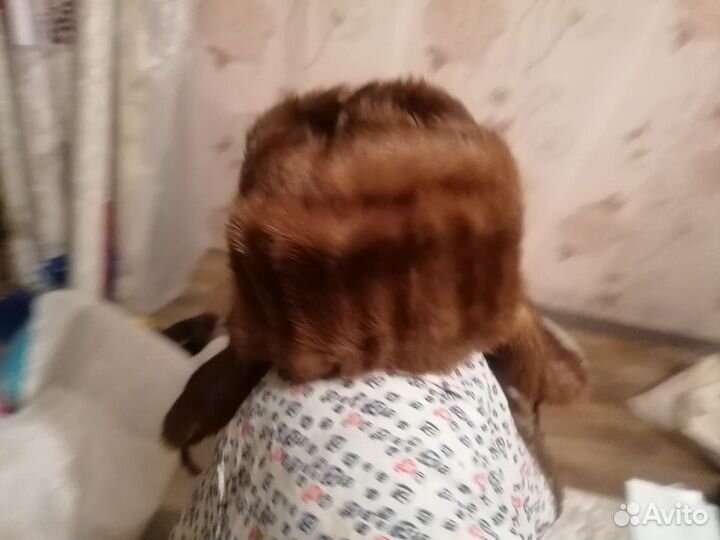 Шапка ушанка норка