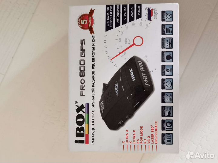 Радар детектор ibox