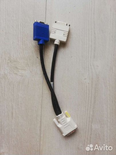 Переходник DVI - VGA+DVI