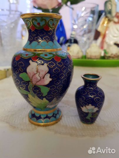 Вазы китай клуазоне