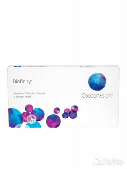 Линзы Biofinity (6 линз) R 8.6