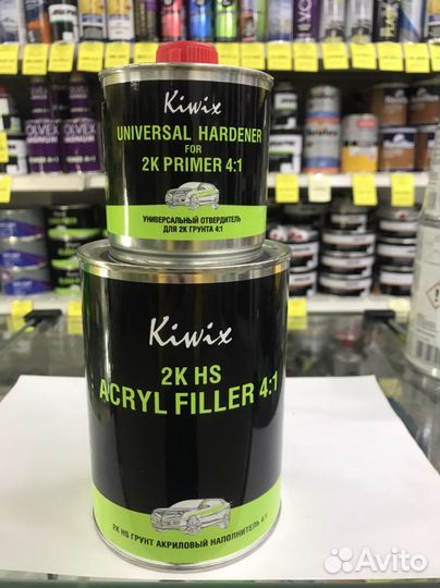 Грунт акриловый 4:1 KiWiX наполнитель