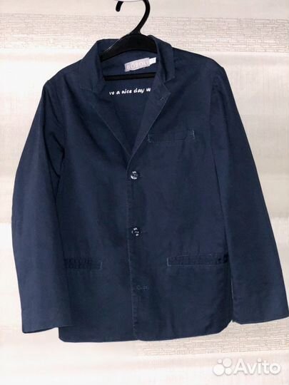 Пиджак для мальчика 116