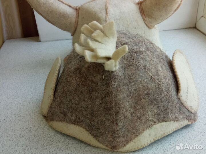 Шапочки для бани, рукавицы шерсть