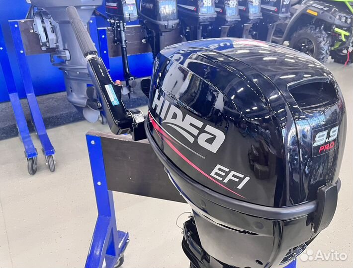 Лодочный мотор Hidea hdef 9.9HES EFI PRO(чёрный)