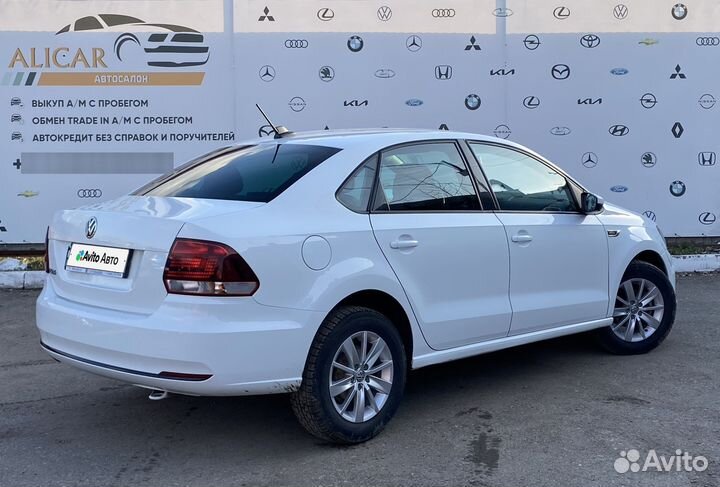 Volkswagen Polo 1.6 МТ, 2019, 100 500 км
