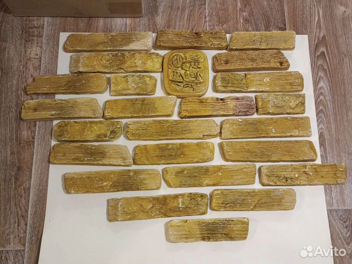 Декоративный камень из гипса