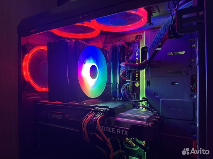 I5 10400f+b560m+ddr4 16gb+кулер