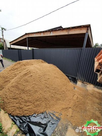 Песок карьерный с доставкой