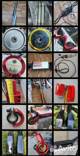 Зч тюнинг электросамокат teverun,куго, nami и т.п