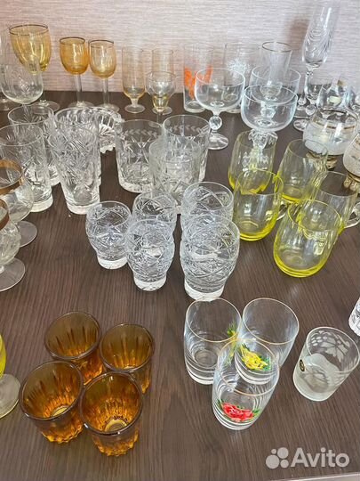 Фужеры бокалы стопки. Только винтаж