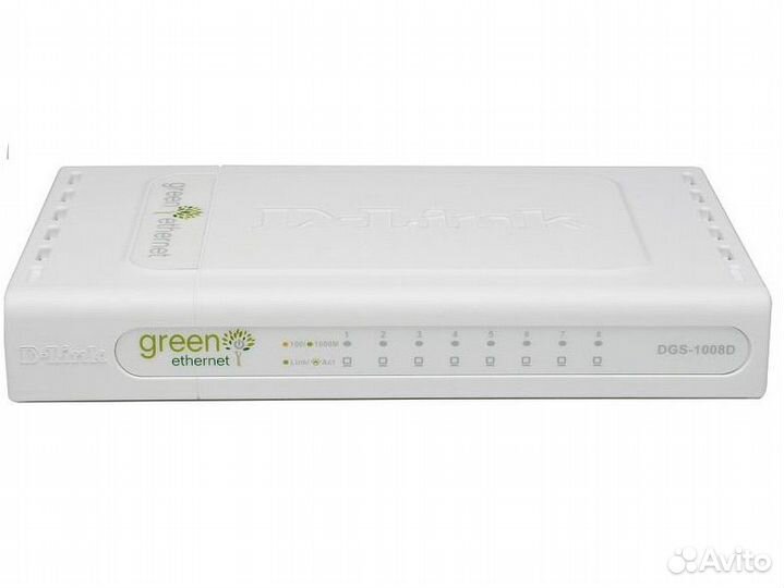 Коммутатор гегабитный D-Link DGS-1008D