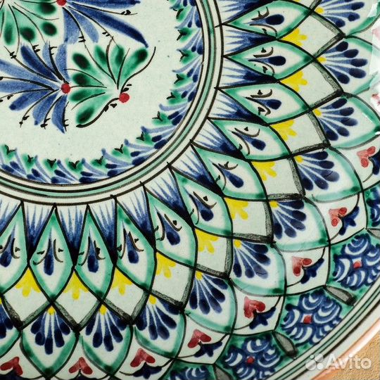 2 шт. Ляган Риштанская Керамика 'Узоры', 25 см, ми