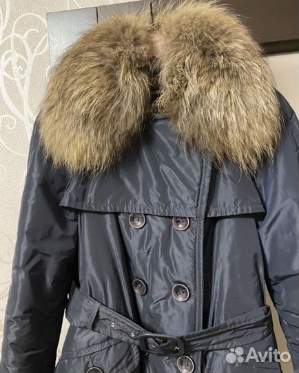 Пуховик тренч зимний 44/46