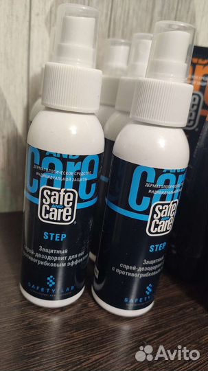 Защитный спрей-дезодорант для ног Safe and Care