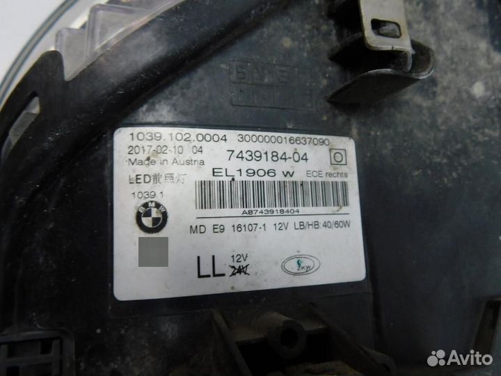 Фара правая BMW 5-Series/M5