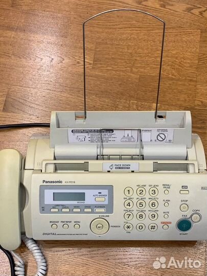 Факс panasonic kx-fp218