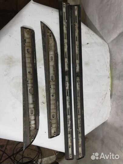 Молдинги дверей Ауди A6 C6 4F 2006г