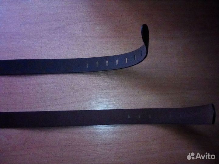 Ремень кожаный, темно-коричневый, мужской, новый