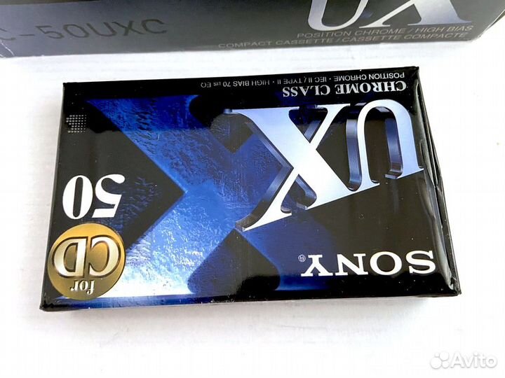 Аудиокассеты кассеты Sony UX 50 - 1998 г