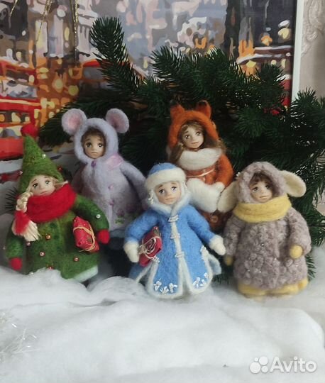 Новогодние игрушки ручной работы