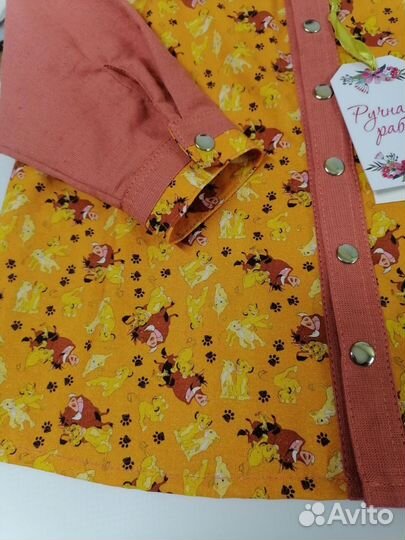 Рубашка для мальчика 80 86