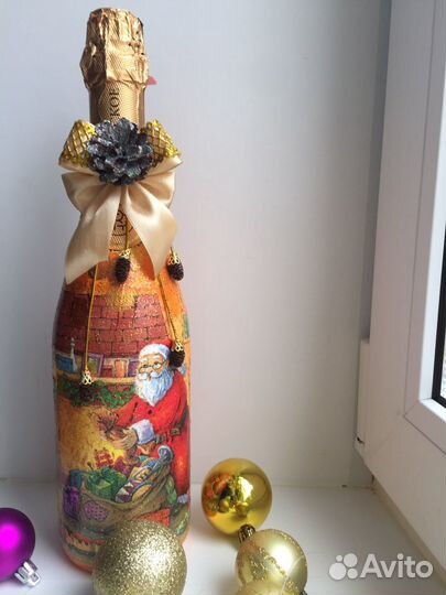 Бутылка шампанского