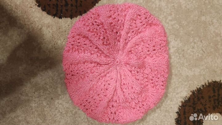 Береты детские вязанные