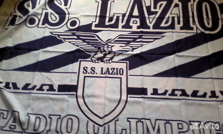 Флаг Forza Lazio. 100полиэстр, 90х135 см