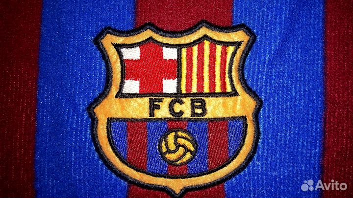 Полотенце c символикой фк Барселона