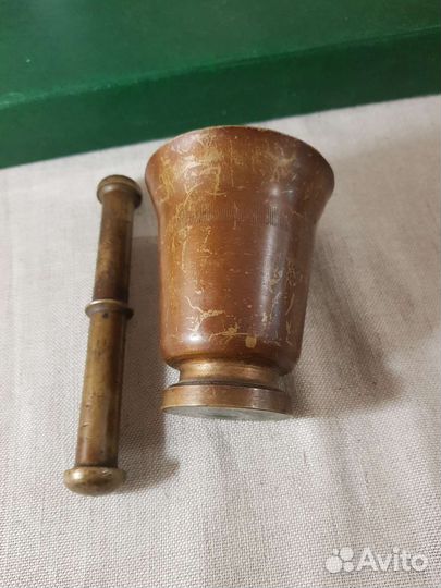 Ступка с пестиком. Бронза