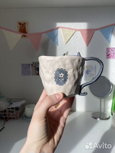 Керамика ручная работа чашка/кружка винтаж
