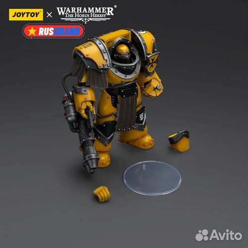 Подвижная фигурка joytoy Warhammer 40000 Imperial Fists Legion Cataphractii Terminator Squad Legion