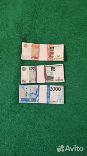 Купюры банка приколов номиналом 5000р