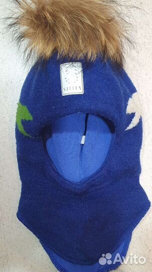 Шапка шлем для мальчика 48 50