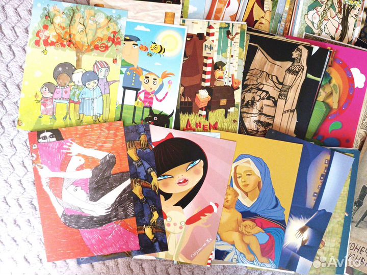 Открытки из набора C-arts проект более 200 штук