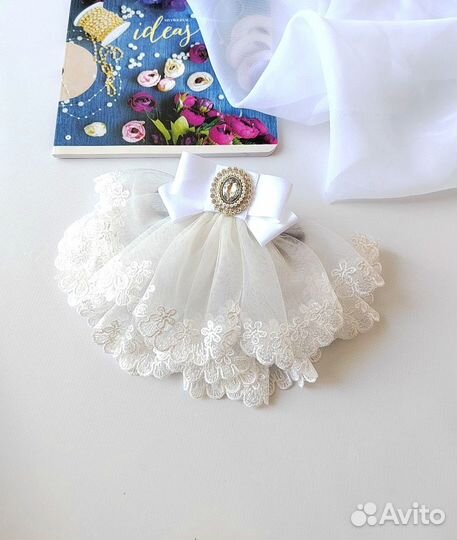 Жабо ручной работы