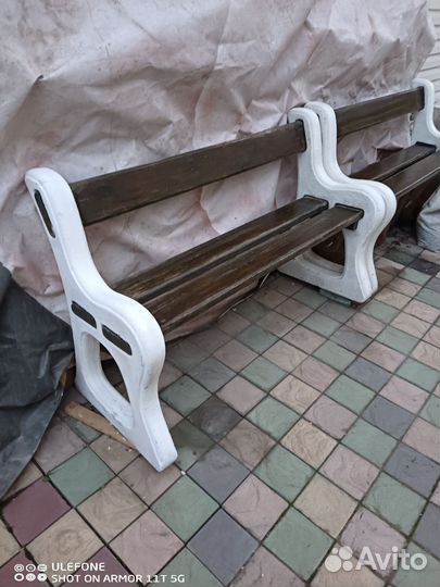 Скамейка садовая бу