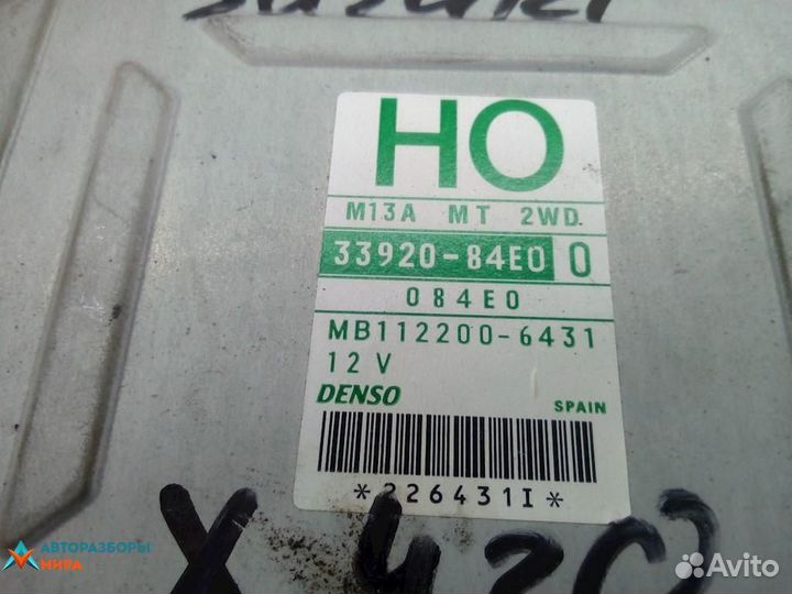 Блок управления двигателем Suzuki Wagon R 3 2004
