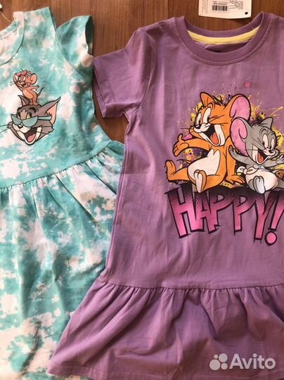 Новое платье для девочки Том и Джерри