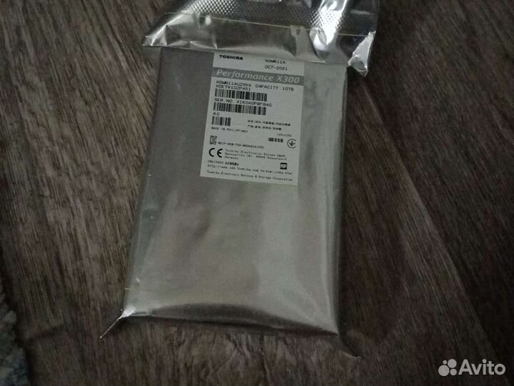 Жесткий диск toshiba х300 10тб