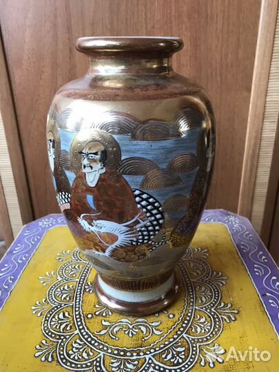 Ваза Япония. Сацума. Антик