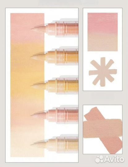 Акриловые маркеры GuangNa skin tone color