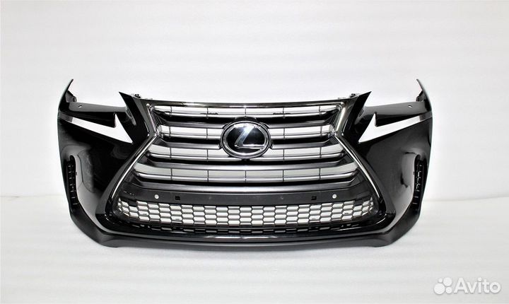 Бампер под установку lexus NX черный 2014-2017