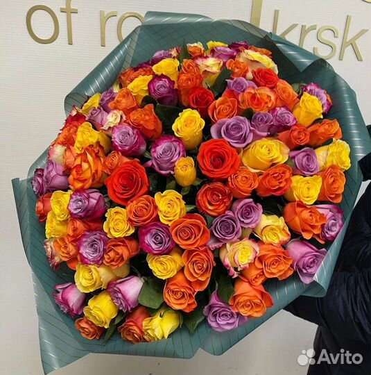 Цветы розы букет