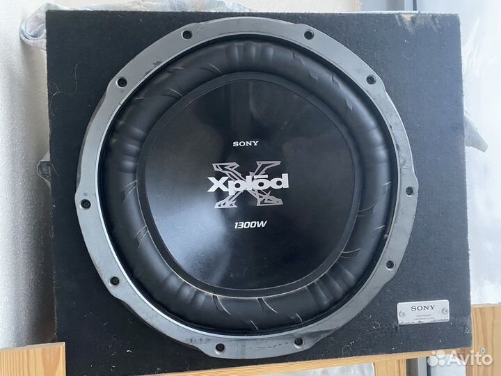 Сабвуфер sony xplod 1300